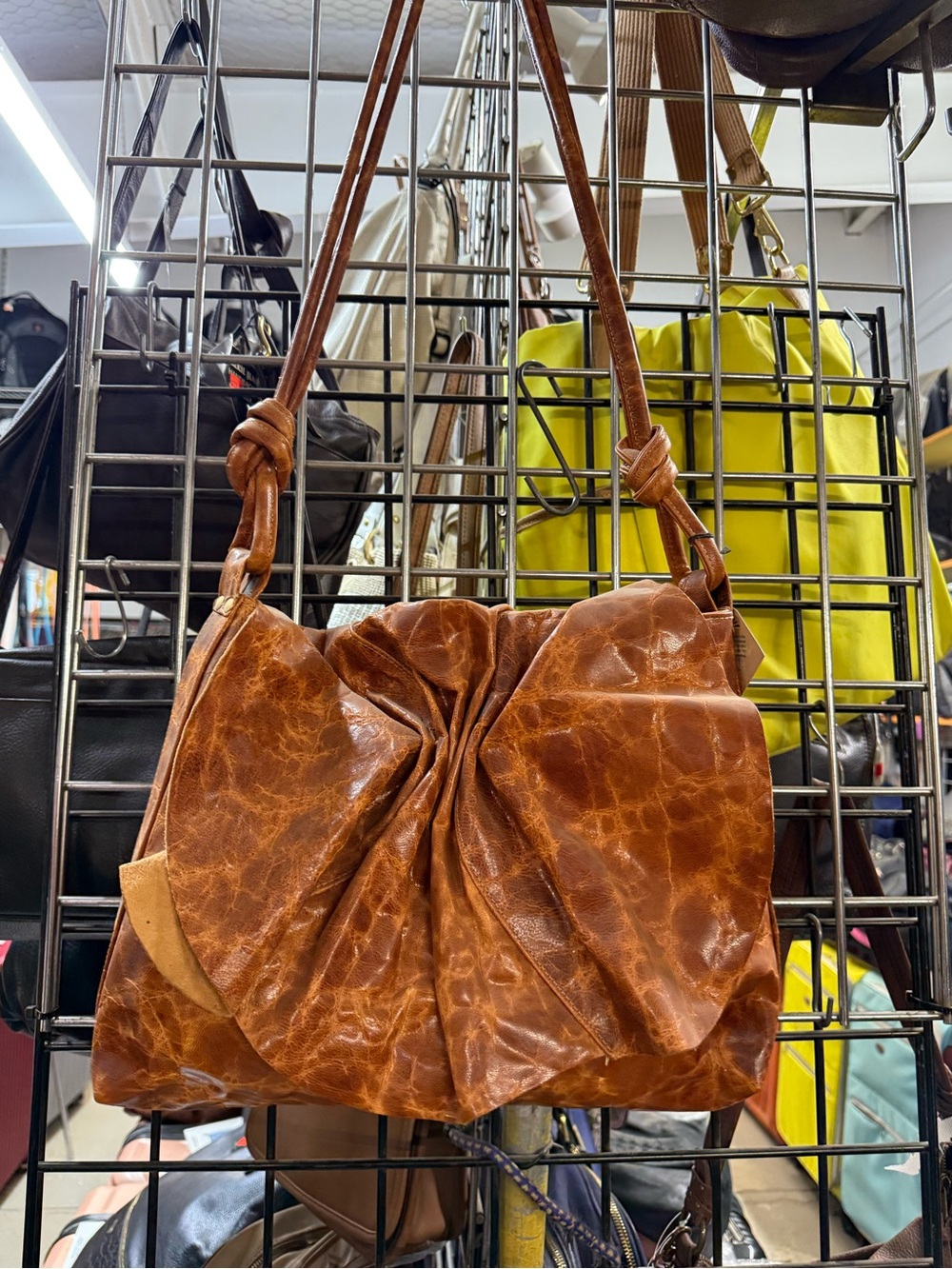 EXTREMELY RARE VINTAGE LEATHER BAG - Picture 10 of 15